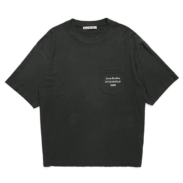 Acne Studios アクネストゥディオズ オーガニックコットン 胸ポケット ロゴTシャツ FN-UX-TSHI000289 **