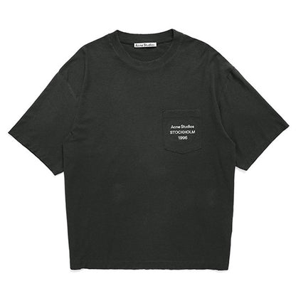 Acne Studios アクネストゥディオズ オーガニックコットン 胸ポケット ロゴTシャツ FN-UX-TSHI000289 **