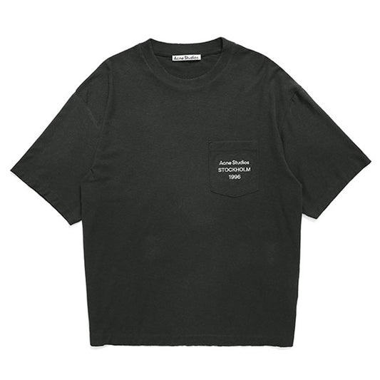 Acne Studios アクネストゥディオズ オーガニックコットン 胸ポケット ロゴTシャツ FN-UX-TSHI000289 **