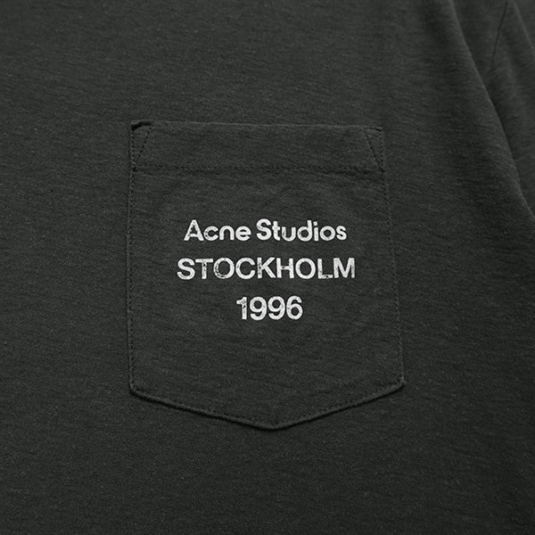 Acne Studios アクネストゥディオズ オーガニックコットン 胸ポケット ロゴTシャツ FN-UX-TSHI000289 **