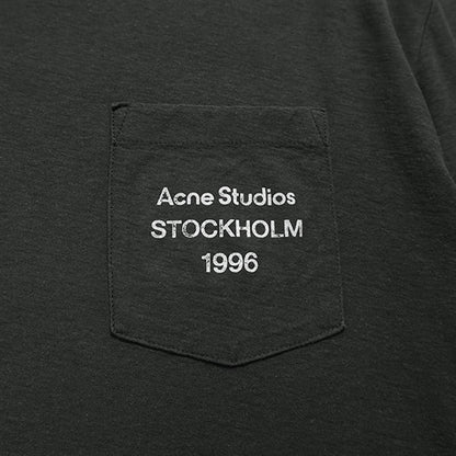 Acne Studios アクネストゥディオズ オーガニックコットン 胸ポケット ロゴTシャツ FN-UX-TSHI000289 **