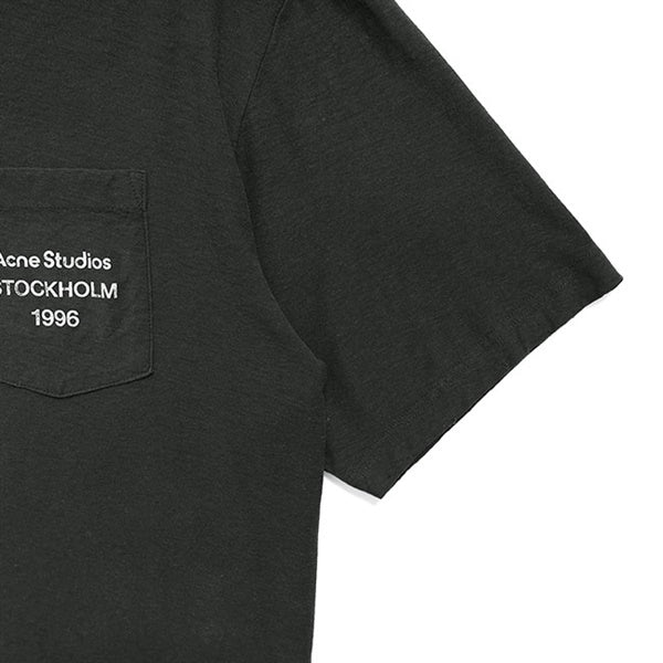 Acne Studios アクネストゥディオズ オーガニックコットン 胸ポケット ロゴTシャツ FN-UX-TSHI000289 **