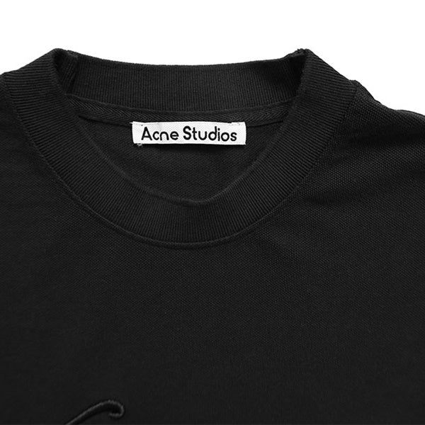 Acne Studios アクネストゥディオズ コットンピケ エンブロイダリー ロゴTシャツ FN-MN-TSHI000637