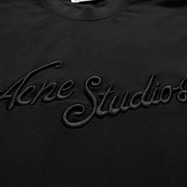 Acne Studios アクネストゥディオズ コットンピケ エンブロイダリー ロゴTシャツ FN-MN-TSHI000637