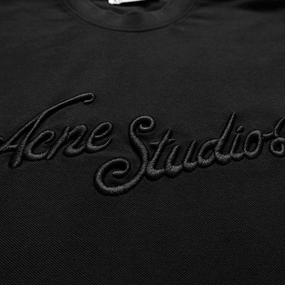 Acne Studios アクネストゥディオズ コットンピケ エンブロイダリー ロゴTシャツ FN-MN-TSHI000637
