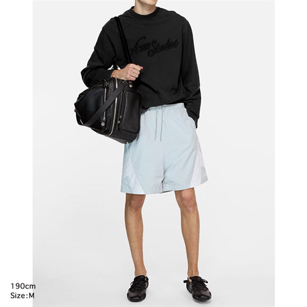Acne Studios アクネストゥディオズ コットンピケ エンブロイダリー ロゴTシャツ FN-UX-TSHI000248
