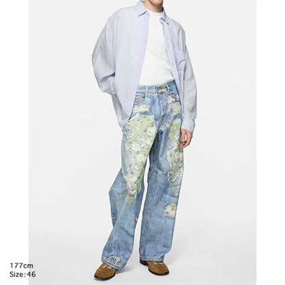 Acne Studios アクネストゥディオズ オーバーサイズ ストライプシャツ RW-MN-SHIR000033