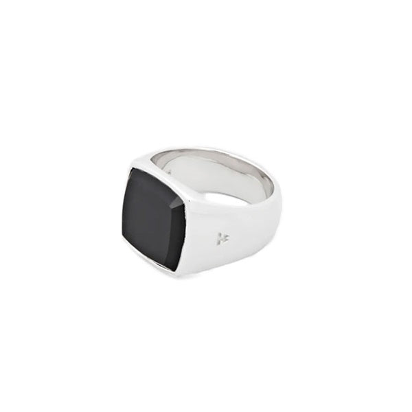 TOMWOOD トムウッド Cushion Polished Black Onyx クッション ポリッシュ ブラックオニキス リング 100369 **
