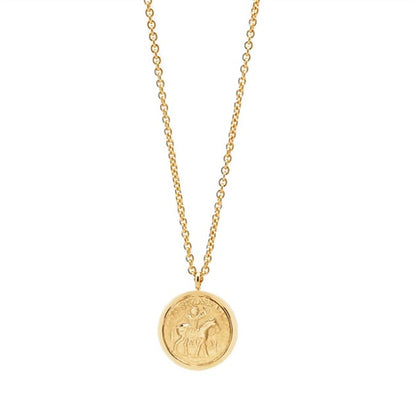 TOMWOOD トムウッド Coin Pendant Gold 20.5inch コインペンダント ゴールド ネックレス 100229 **