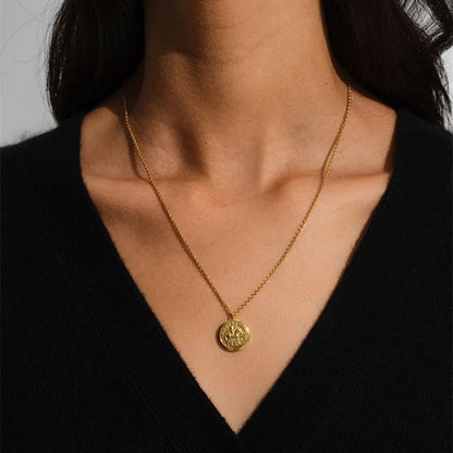 TOMWOOD トムウッド Coin Pendant Gold 20.5inch コインペンダント ゴールド ネックレス 100229 **