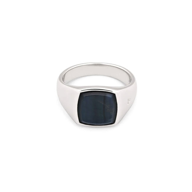 TOM WOOD トムウッド　リング TOMWOOD トムウッド Kay Ring Blue Hawk Eye ケイリング ブルー