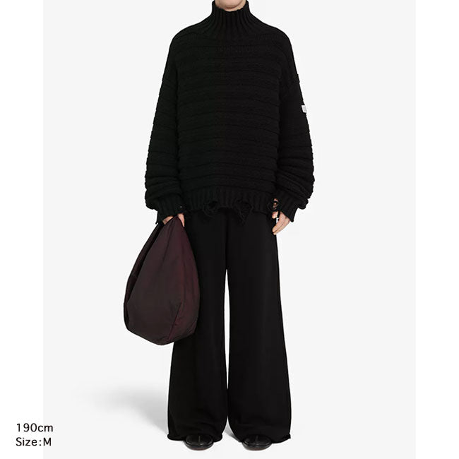 MM6 DISTRESSED TURTLENECK KNIT SWEATER SH0HA0004 M13040 900
