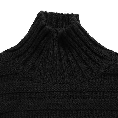 MM6 DISTRESSED TURTLENECK KNIT SWEATER SH0HA0004 M13040 900