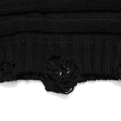 MM6 DISTRESSED TURTLENECK KNIT SWEATER SH0HA0004 M13040 900