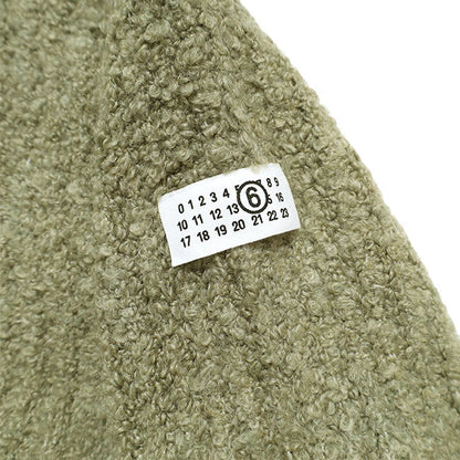 MM6 Textured knit crew neck jumper S62HL0055 M13342 701