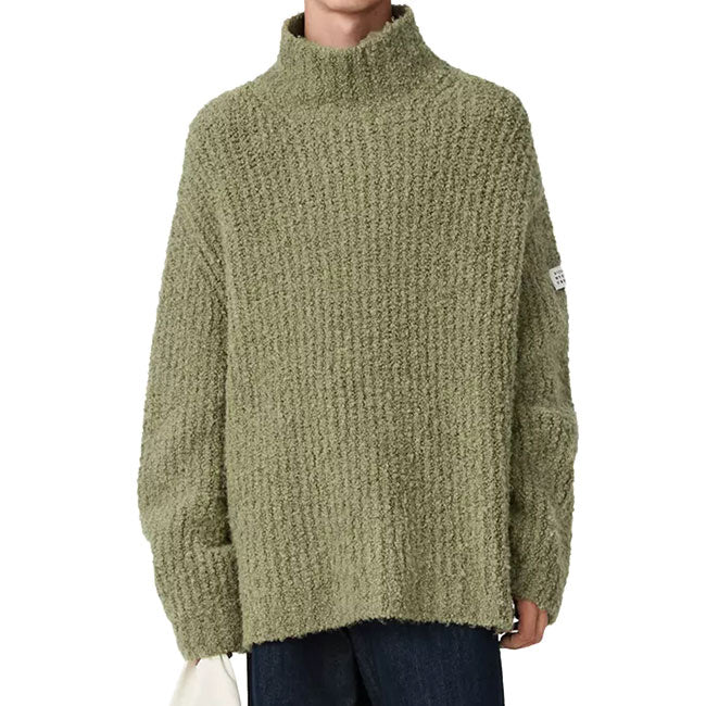 MM6 Textured knit turtleneck jumper SH2HA0018 M13342 701