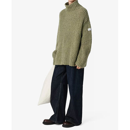 MM6 Textured knit turtleneck jumper SH2HA0018 M13342 701