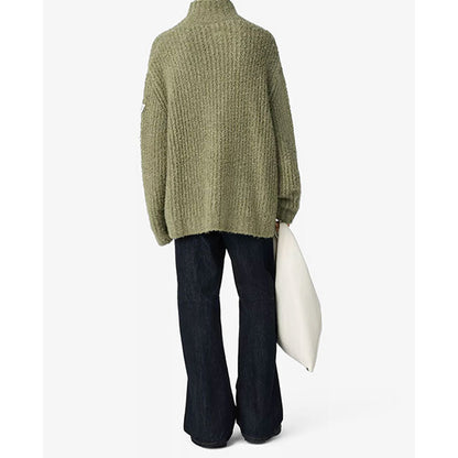 MM6 Textured knit turtleneck jumper SH2HA0018 M13342 701