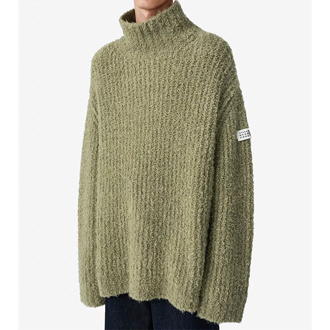 MM6 Textured knit turtleneck jumper SH2HA0018 M13342 701