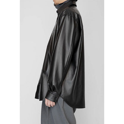 RAINMAKER LEATHER DOUGI SHIRT RM262-001