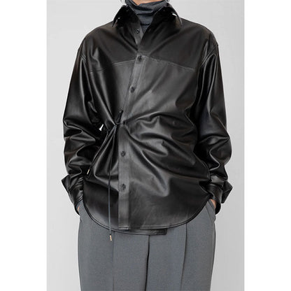 RAINMAKER LEATHER DOUGI SHIRT RM262-001