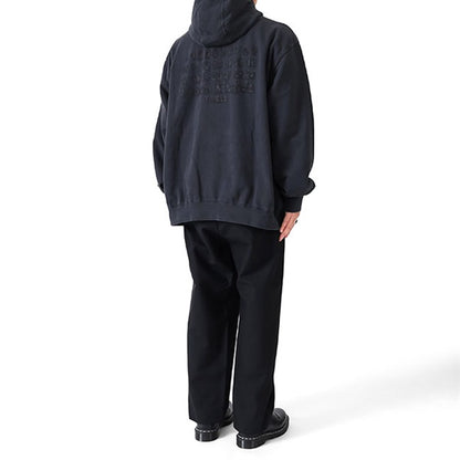 [SALE] Maison Margiela メゾンマルジェラ オーバーサイズ エンブロイダーロゴ ジップアップ スウェットパーカー S50HG0046 S25520