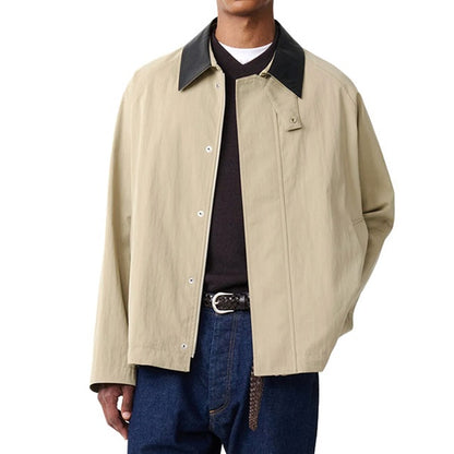 STUDIO NICHOLSON スタジオニコルソン DANI JACKET 襟レザー ジャケット SNM-1438