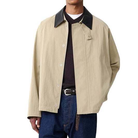 STUDIO NICHOLSON スタジオニコルソン DANI JACKET 襟レザー ジャケット SNM-1438
