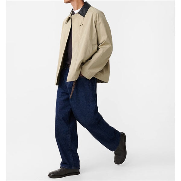 STUDIO NICHOLSON スタジオニコルソン DANI JACKET 襟レザー ジャケット SNM-1438