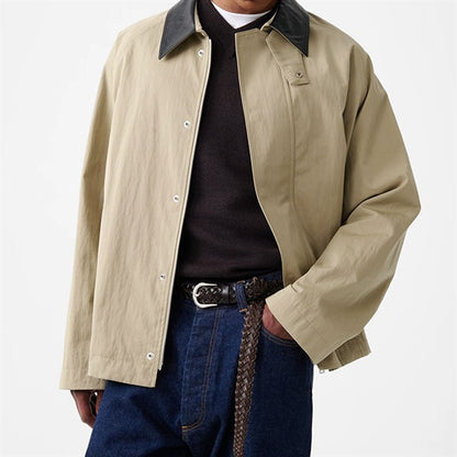 STUDIO NICHOLSON スタジオニコルソン DANI JACKET 襟レザー ジャケット SNM-1438