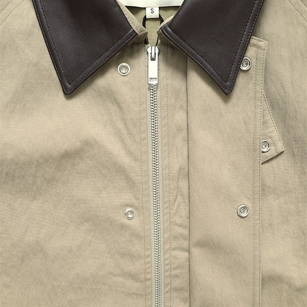 STUDIO NICHOLSON スタジオニコルソン DANI JACKET 襟レザー ジャケット SNM-1438