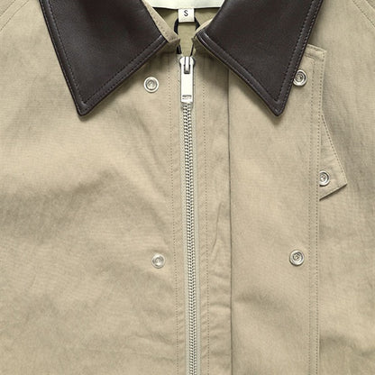 STUDIO NICHOLSON スタジオニコルソン DANI JACKET 襟レザー ジャケット SNM-1438