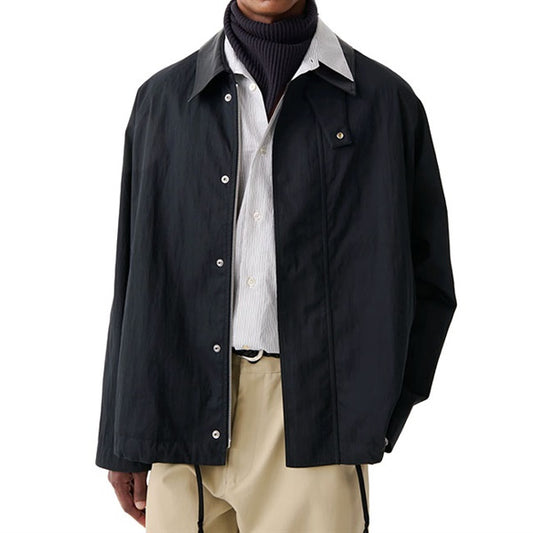 STUDIO NICHOLSON スタジオニコルソン DANI JACKET 襟レザー ジャケット SNM-1438
