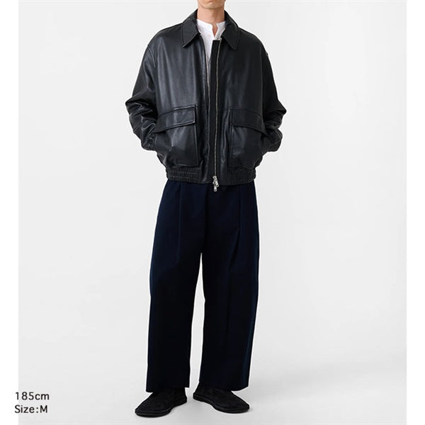 STUDIO NICHOLSON スタジオニコルソン PISTON LEATHER JACKET ラムレザー レザージャケット SNM-1115