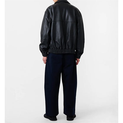 STUDIO NICHOLSON スタジオニコルソン PISTON LEATHER JACKET ラムレザー レザージャケット SNM-1115