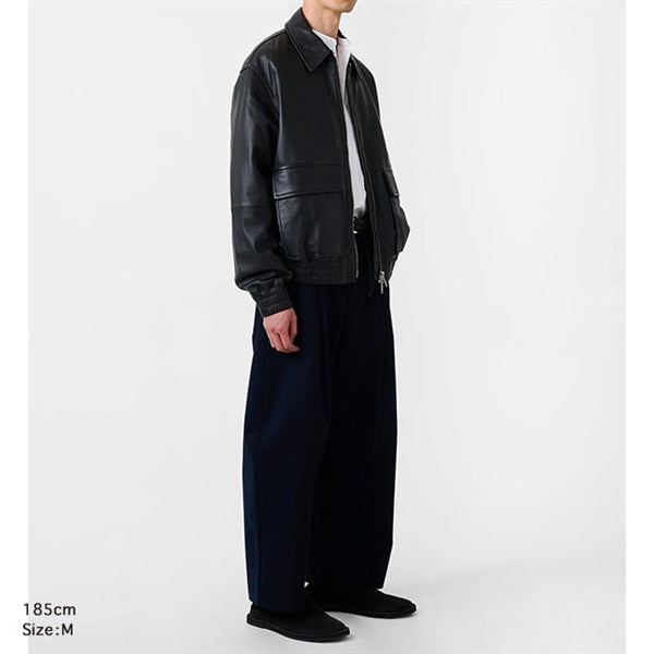 STUDIO NICHOLSON スタジオニコルソン PISTON LEATHER JACKET ラムレザー レザージャケット SNM-1115