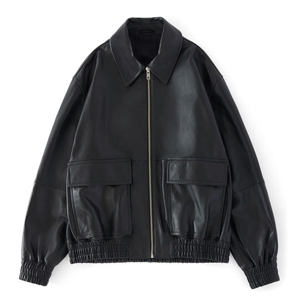 STUDIO NICHOLSON スタジオニコルソン PISTON LEATHER JACKET ラムレザー レザージャケット SNM-1115