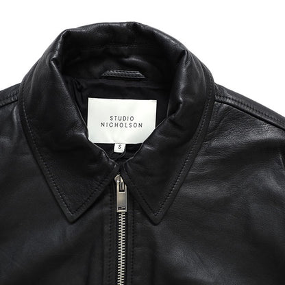 STUDIO NICHOLSON スタジオニコルソン PISTON LEATHER JACKET ラムレザー レザージャケット SNM-1115