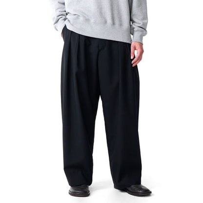 STUDIO NICHOLSON スタジオニコルソン LINE DOUBLE PLEAT VOLUME PANT ダブルプリーツ ボリュームパンツ LINE SNM-1185