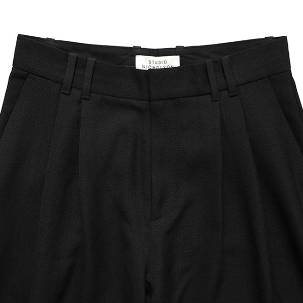 STUDIO NICHOLSON スタジオニコルソン LINE DOUBLE PLEAT VOLUME PANT ダブルプリーツ ボリュームパンツ LINE SNM-1185