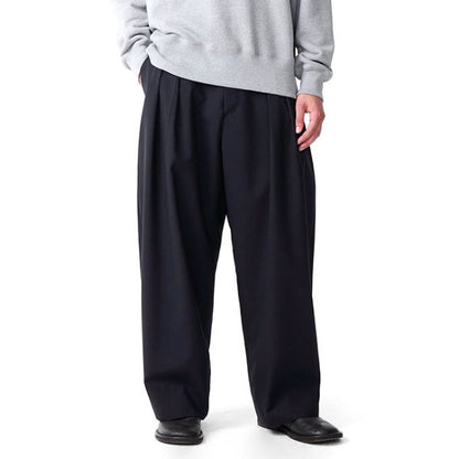 STUDIO NICHOLSON スタジオニコルソン LINE DOUBLE PLEAT VOLUME PANT ダブルプリーツ ボリュームパンツ LINE SNM-1185