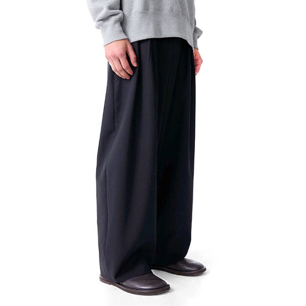STUDIO NICHOLSON スタジオニコルソン LINE DOUBLE PLEAT VOLUME PANT ダブルプリーツ ボリュームパンツ LINE SNM-1185