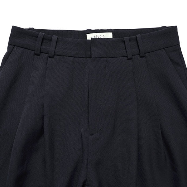 STUDIO NICHOLSON スタジオニコルソン LINE DOUBLE PLEAT VOLUME PANT ダブルプリーツ ボリュームパンツ LINE SNM-1185