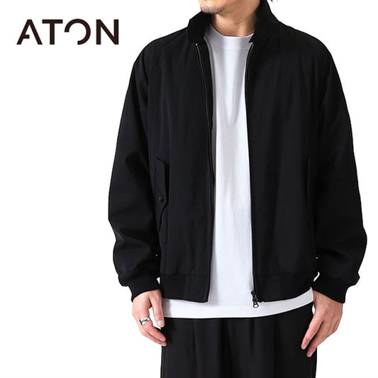 ATON エイトン ハイツイストナイロン ハリントンジャケット JKAGGM0110