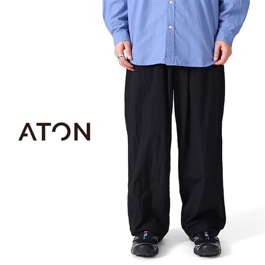 ATON エイトン ナイロン オーバーパンツ PRAGGM0204