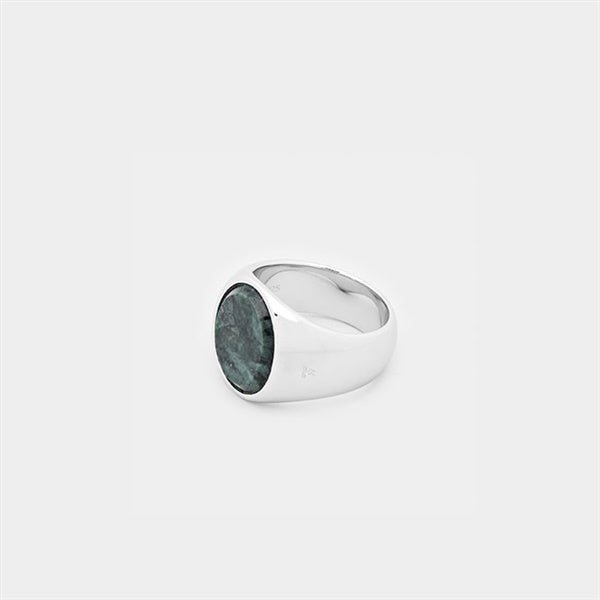 TOMWOOD トムウッド Oval Green Marble オーバル グリーンマーブル リング 100826 **