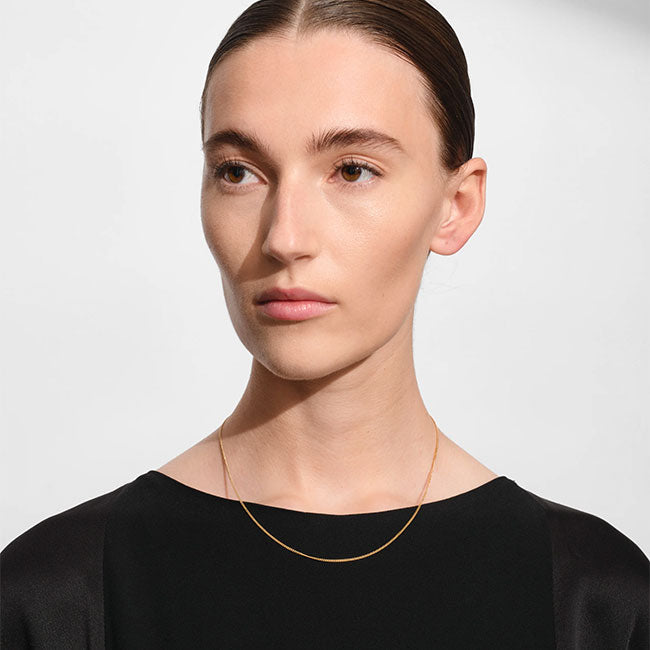 TOMWOOD Jil Chain Necklace Gold 18inch 101600