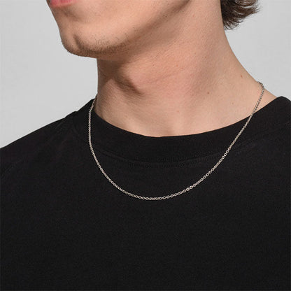 TOMWOOD Ada Chain Super Slim Necklace 18inch 101899