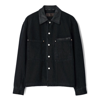 LEMAIRE LEATHER COLLAR WORK JACKET SH1310 LD1075