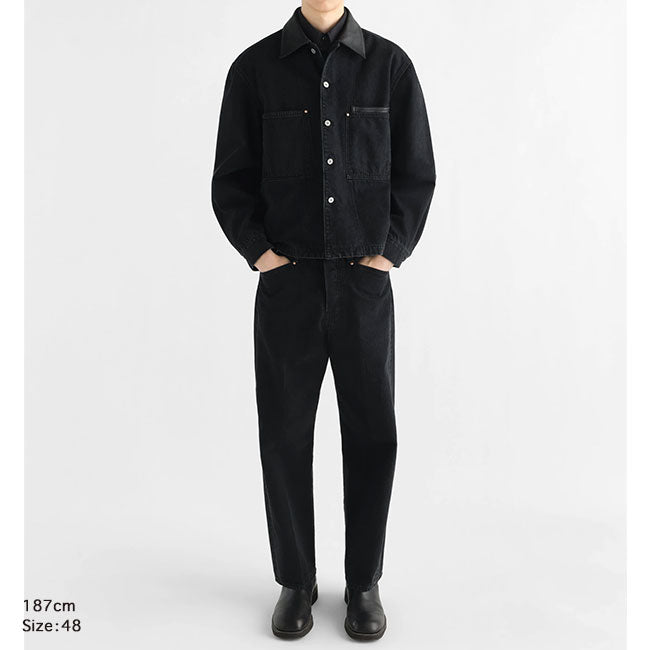 LEMAIRE LEATHER COLLAR WORK JACKET SH1310 LD1075